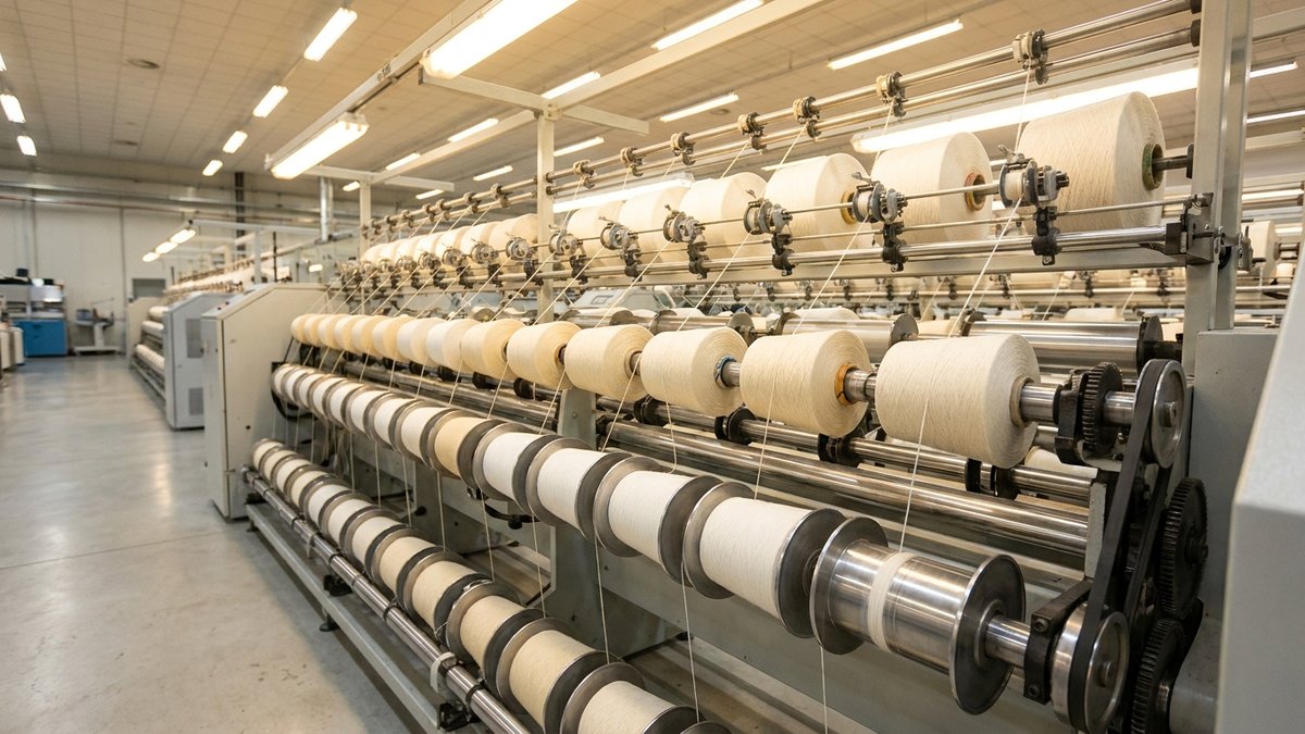 High-speed magnetic cheese winder machine winding yarn packages